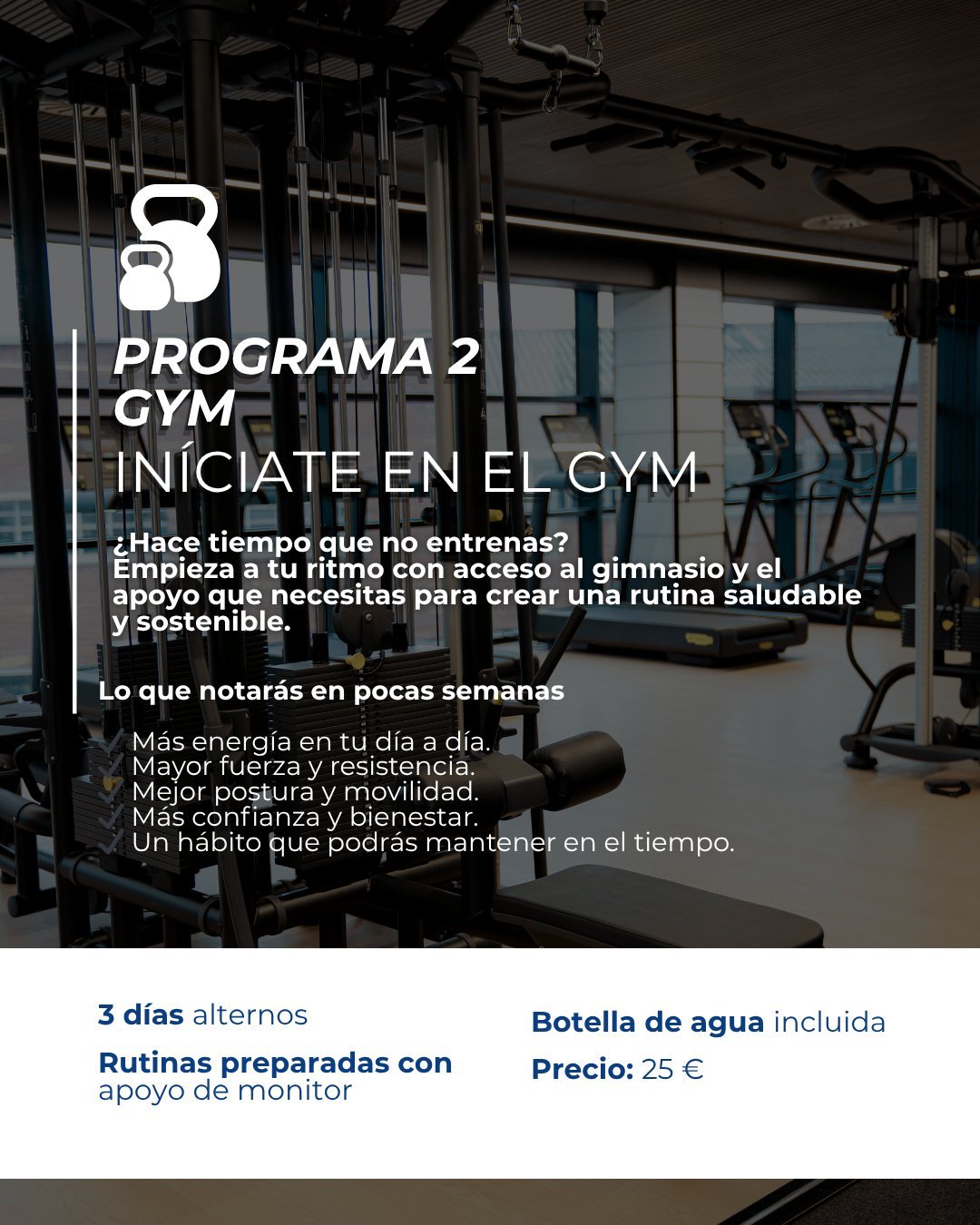 Programa 2 Iníciate en el Gym FCV