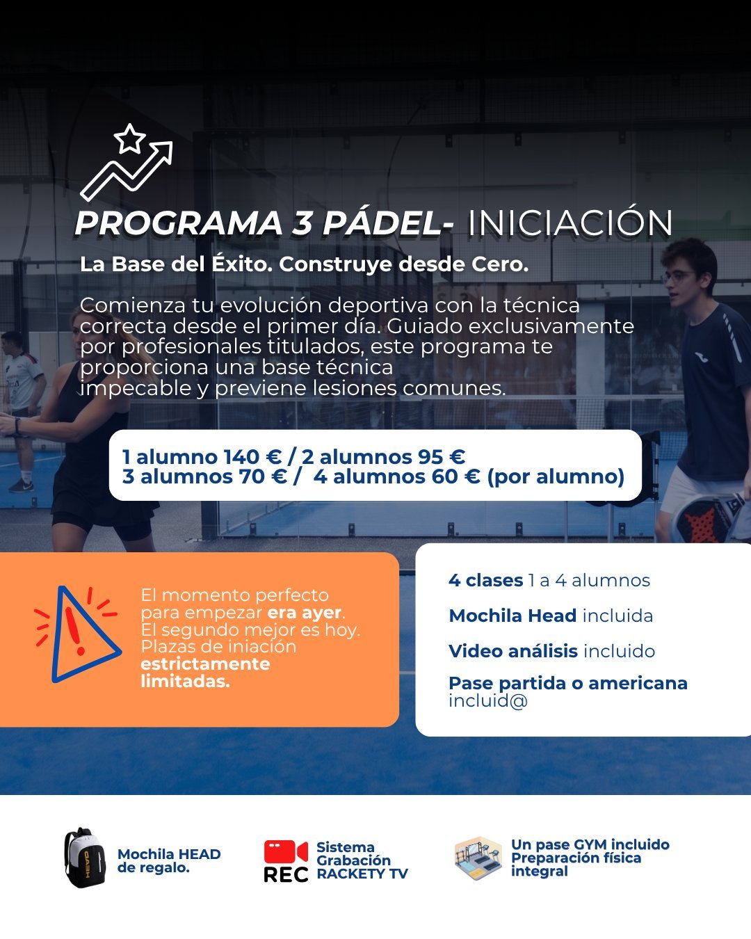 Programa 3 Iniciación FCV Pádel